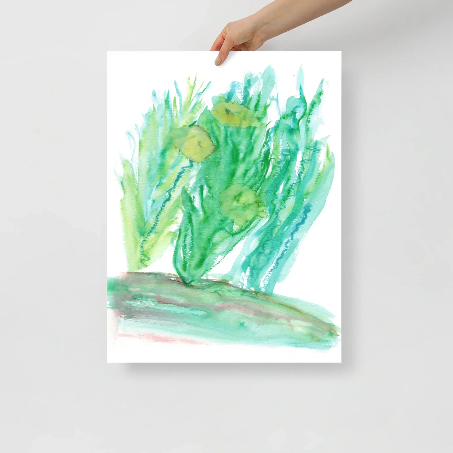 Affiche Aquarelle Abstraite RDJ 39 - Laure Leprince - Artiste Peintre