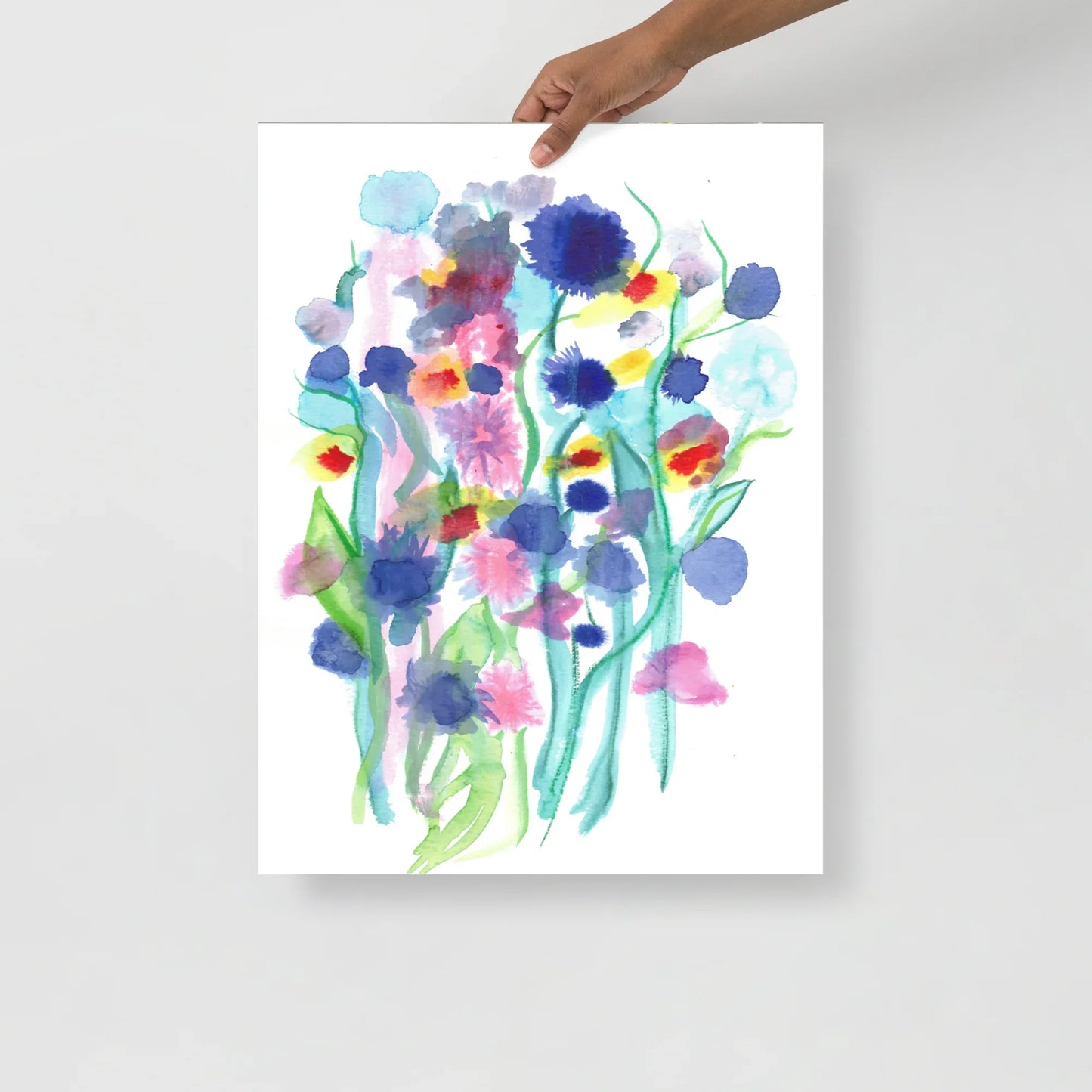 Affiche Aquarelle Abstraite RDJ 40 - Laure Leprince - Artiste Peintre