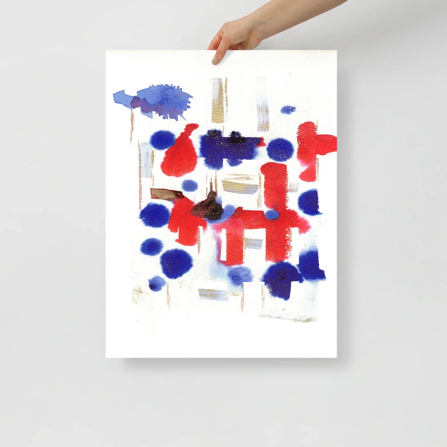 Affiche Aquarelle Abstraite RDJ 43 - Laure Leprince - Artiste Peintre