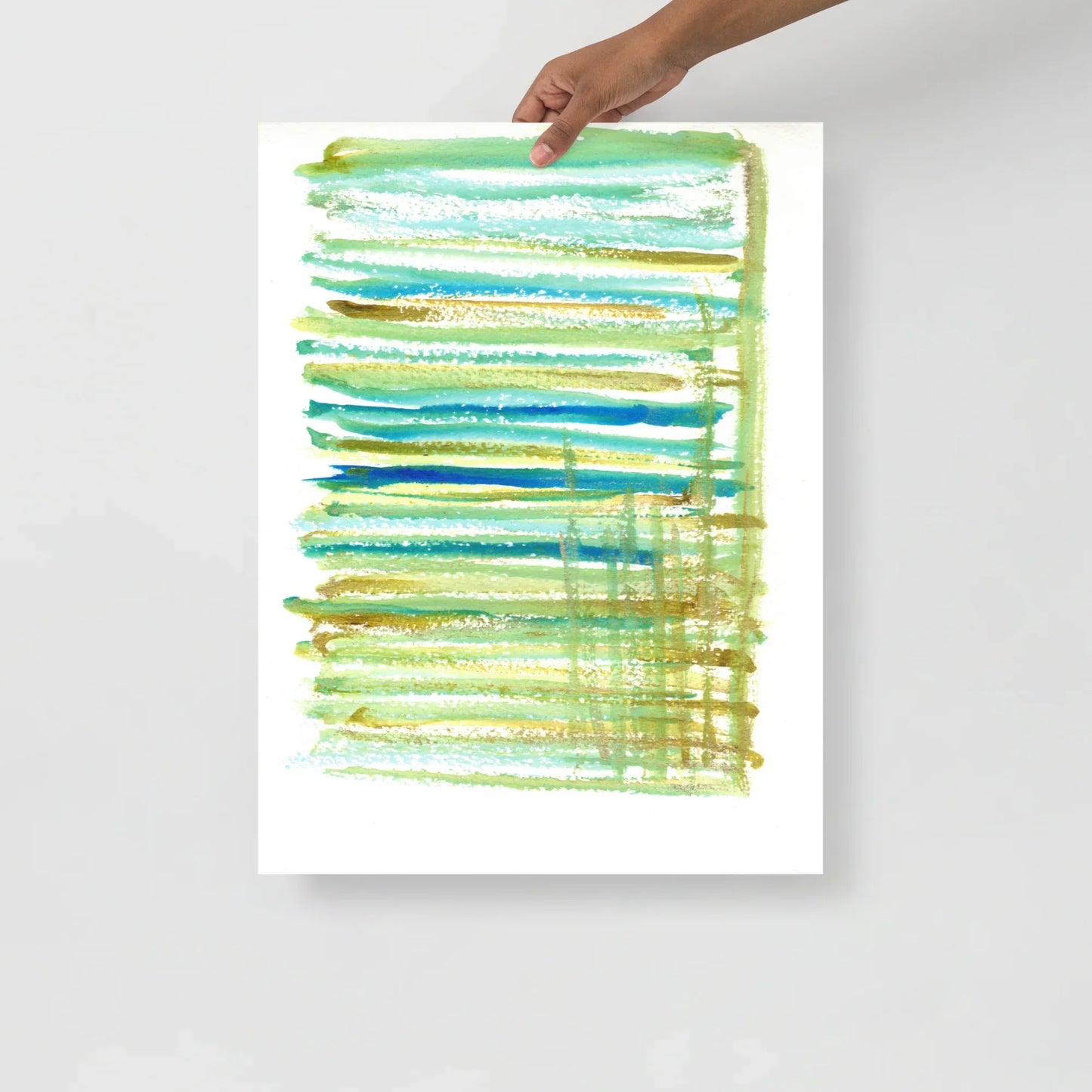 Affiche Aquarelle Abstraite RDJ 46 - Laure Leprince - Artiste Peintre