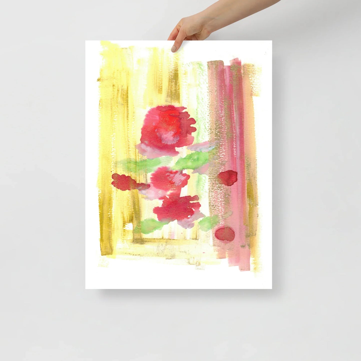 Affiche Aquarelle Abstraite RDJ 47 - Laure Leprince - Artiste Peintre
