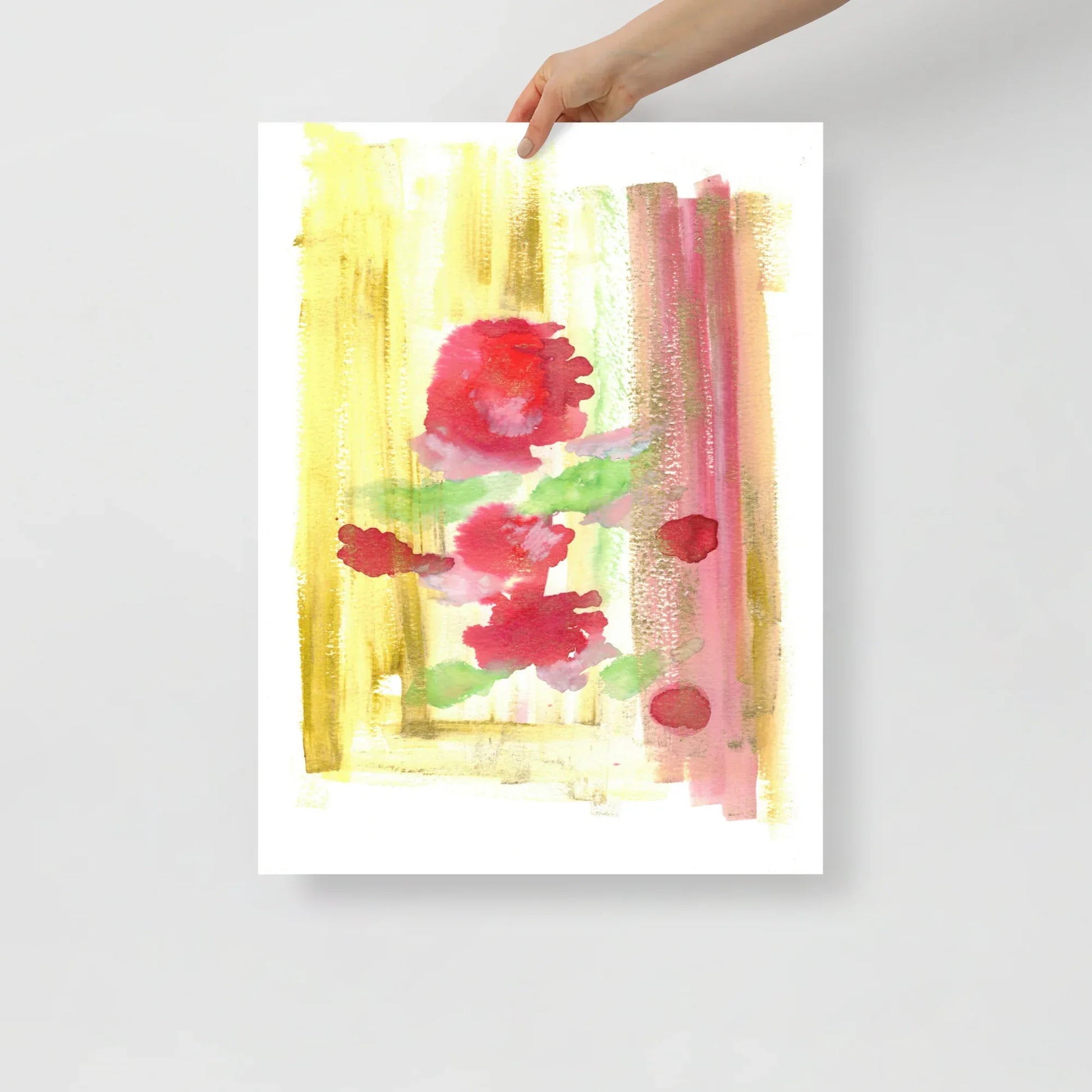 Affiche Aquarelle Abstraite RDJ 47 - Laure Leprince - Artiste Peintre