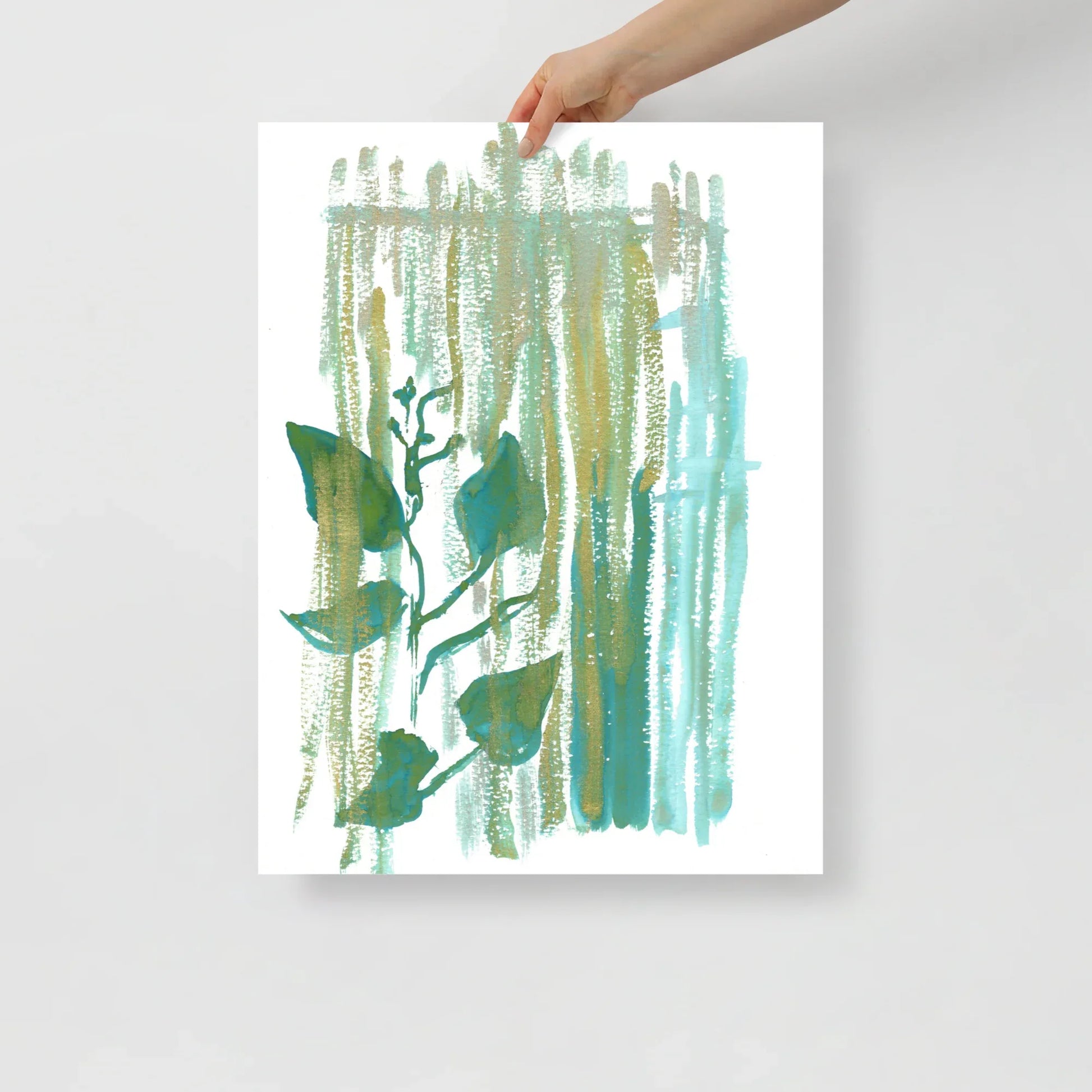 Affiche Aquarelle Abstraite RDJ 49 - Laure Leprince - Artiste Peintre