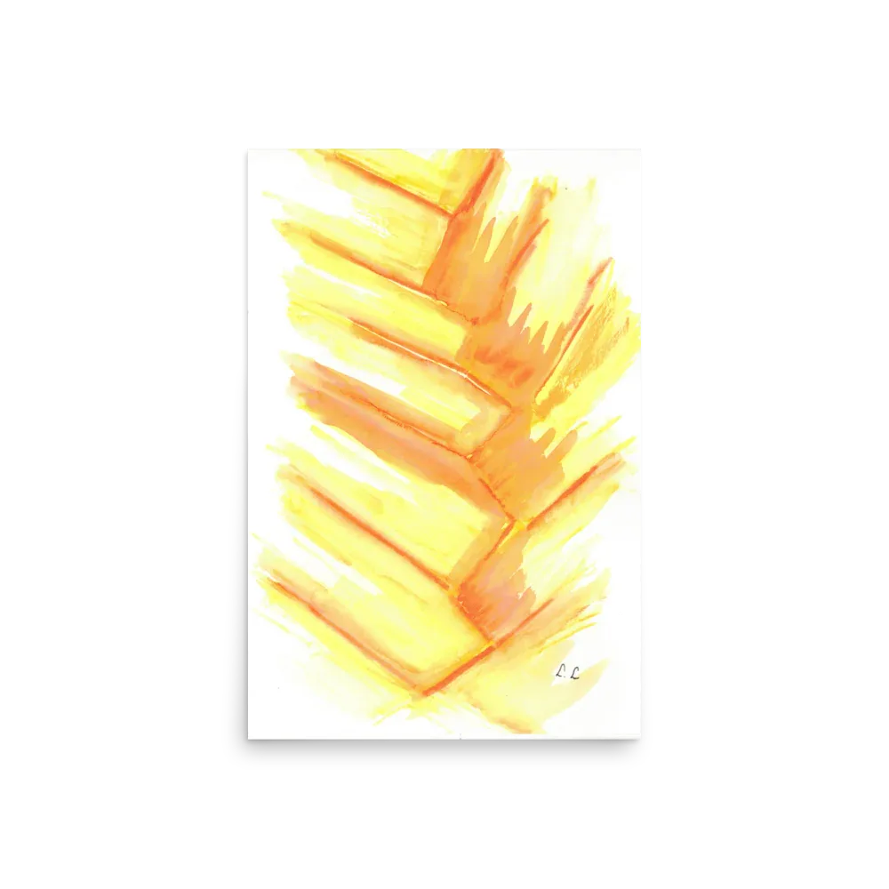 Affiche Flux solaire - Laure Leprince - Artiste Peintre