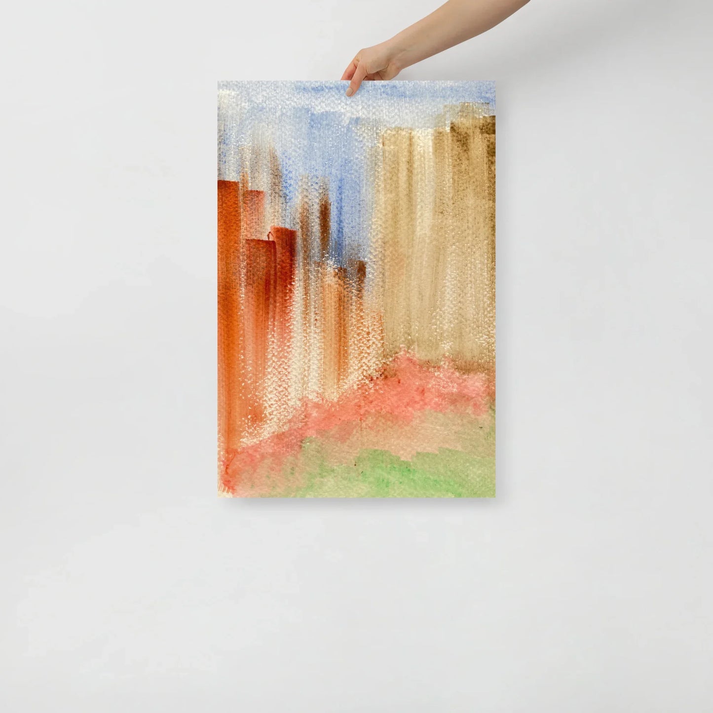 Affiche Aquarelle Abstraire RDJ 9 - Laure Leprince - Artiste Peintre