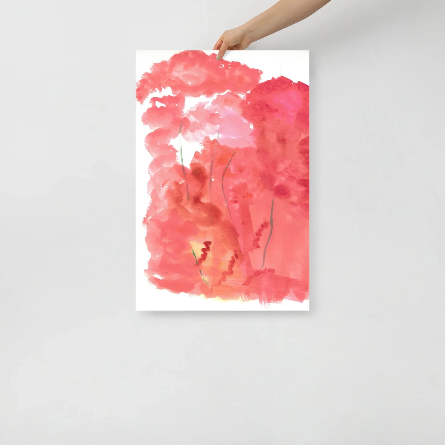 Poster Aquarelle Abstraire RDJ 11 - Laure Leprince - Artiste Peintre
