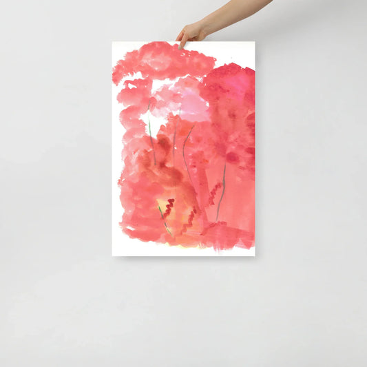 Poster Aquarelle Abstraire RDJ 11 - Laure Leprince - Artiste Peintre