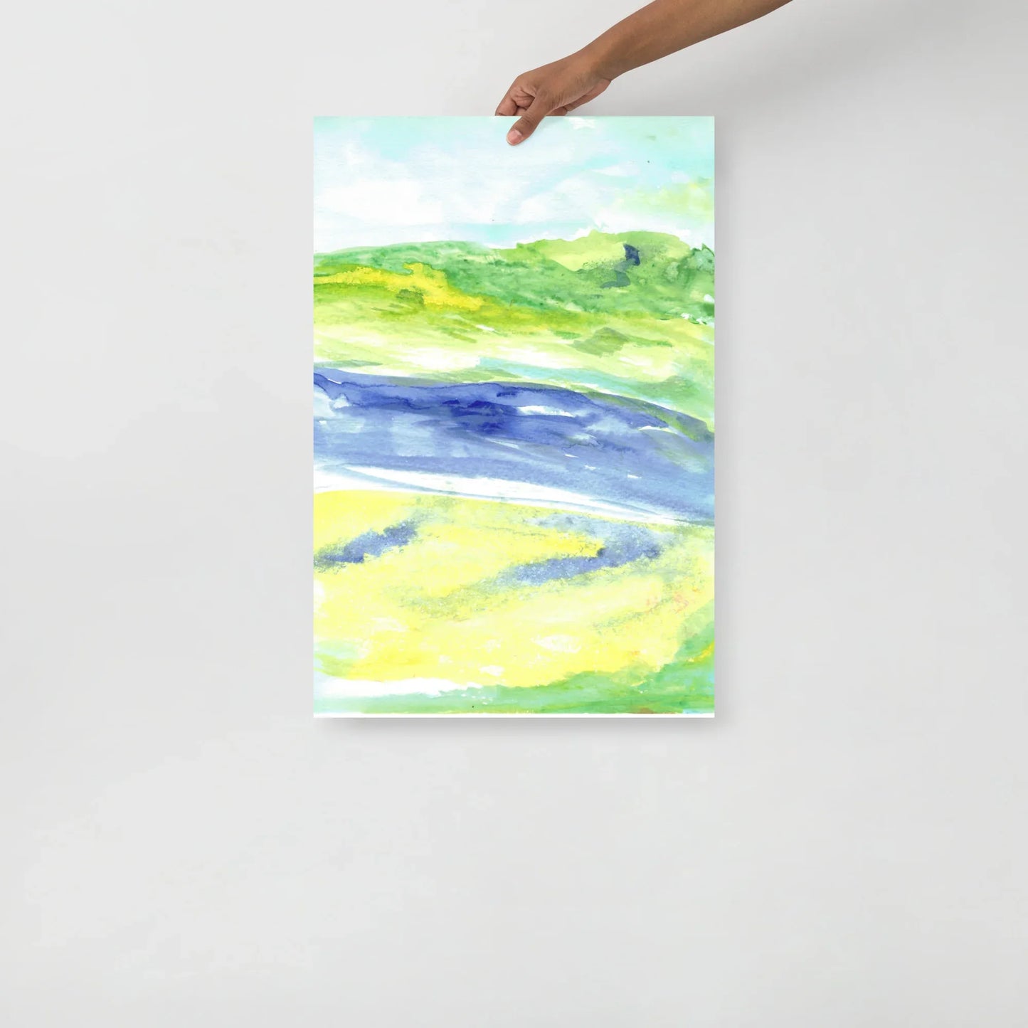 Poster Aquarelle Abstraire RDJ 14 - Laure Leprince - Artiste Peintre