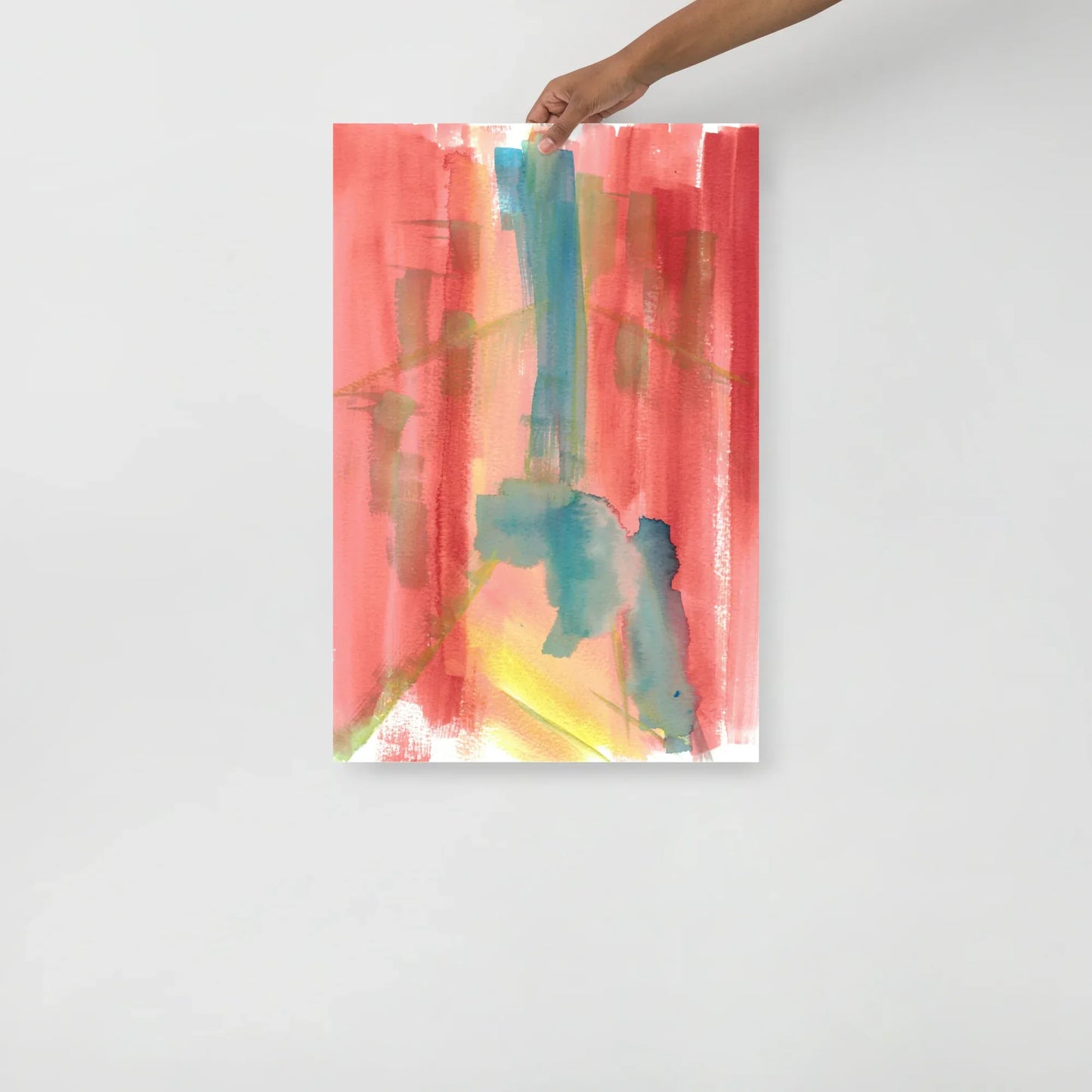 Poster Aquarelle Abstraire RDJ 17 - Laure Leprince - Artiste Peintre