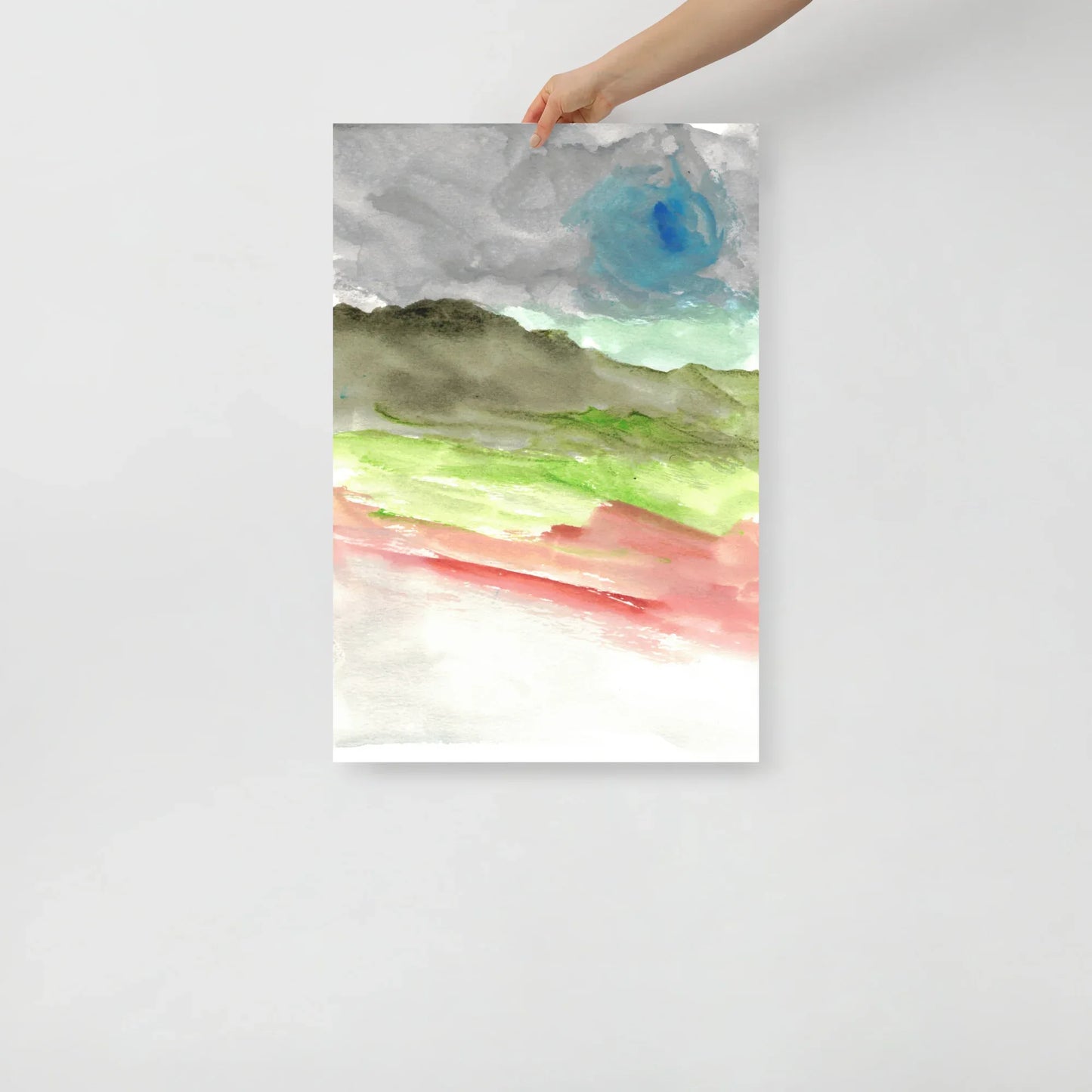 Affiche Aquarelle Abstraite RDJ 19 - Laure Leprince - Artiste Peintre