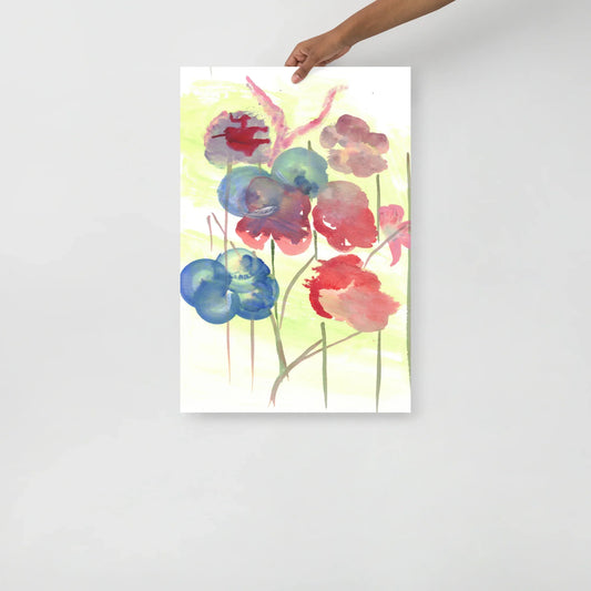 Affiche Aquarelle Abstraite RDJ 20 - Laure Leprince - Artiste Peintre