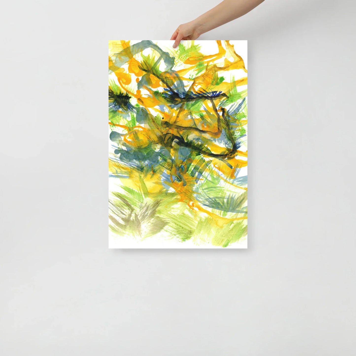 Affiche Aquarelle Abstraite RDJ 22 - Laure Leprince - Artiste Peintre