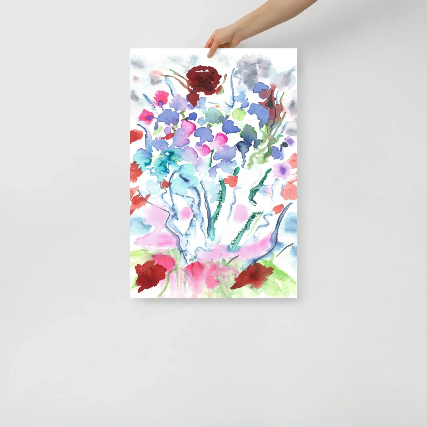 Affiche Aquarelle Abstraite RDJ 26 - Laure Leprince - Artiste Peintre