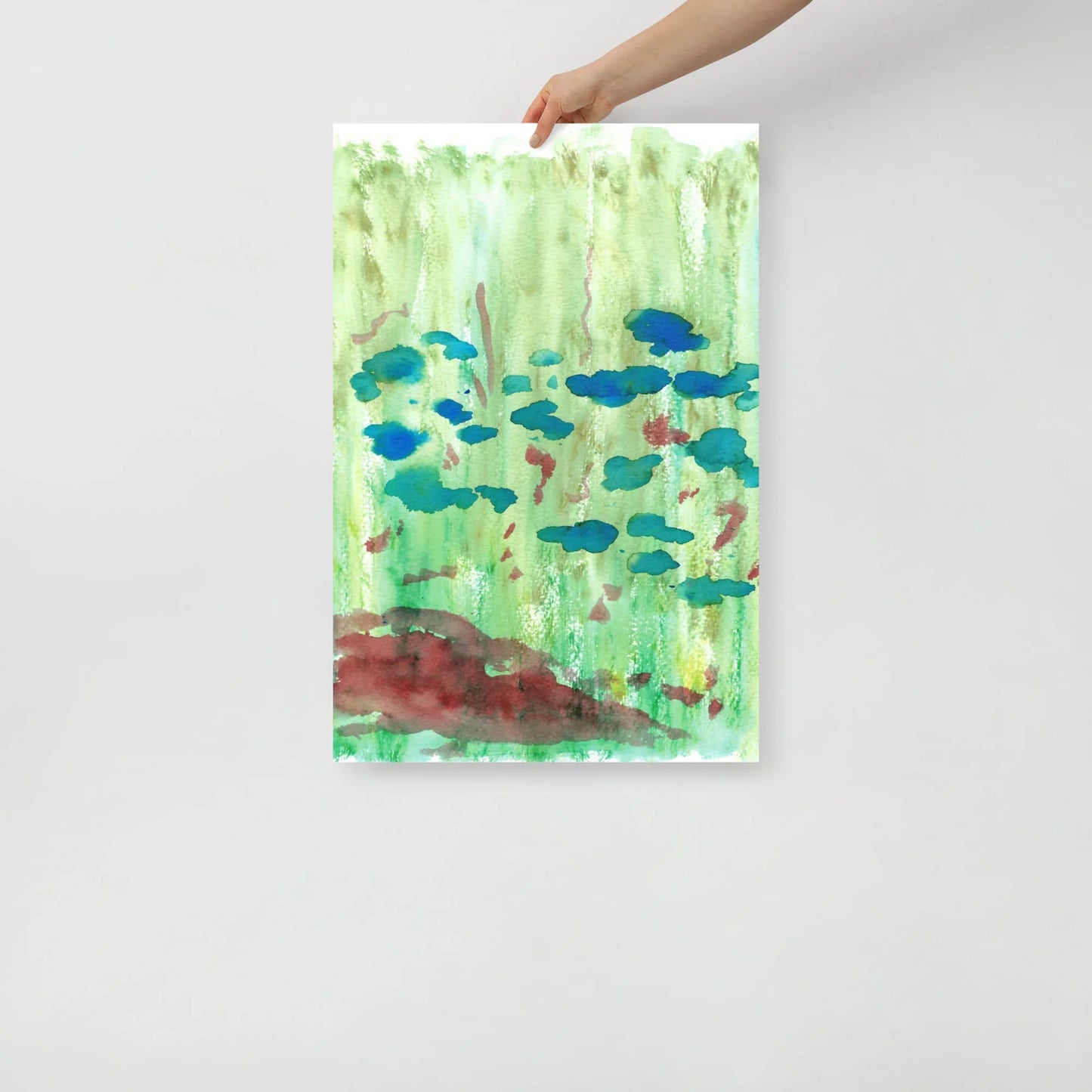 Affiche Aquarelle Abstraite RDJ 29 - Laure Leprince - Artiste Peintre