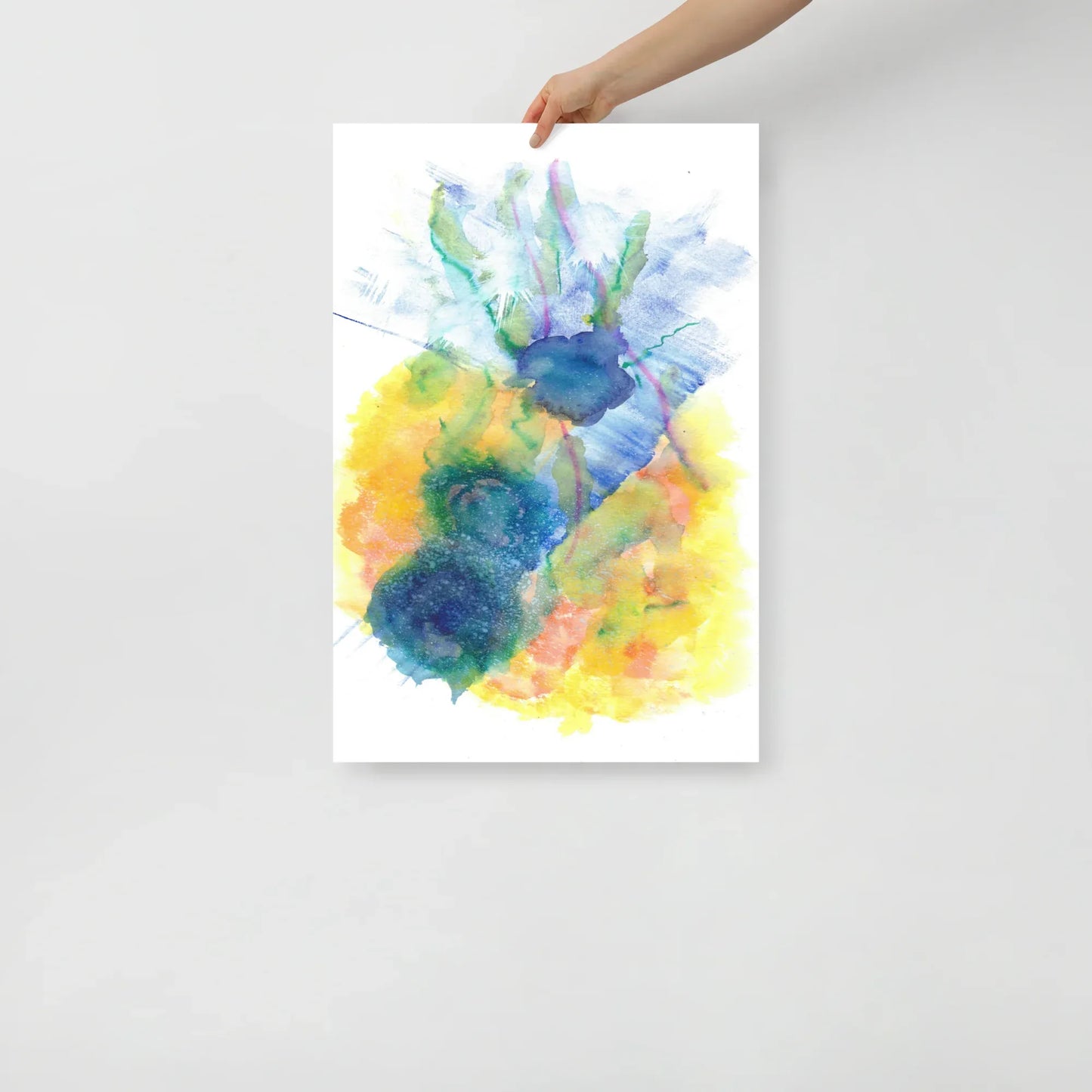 Affiche Aquarelle Abstraite RDJ 31 - Laure Leprince - Artiste Peintre