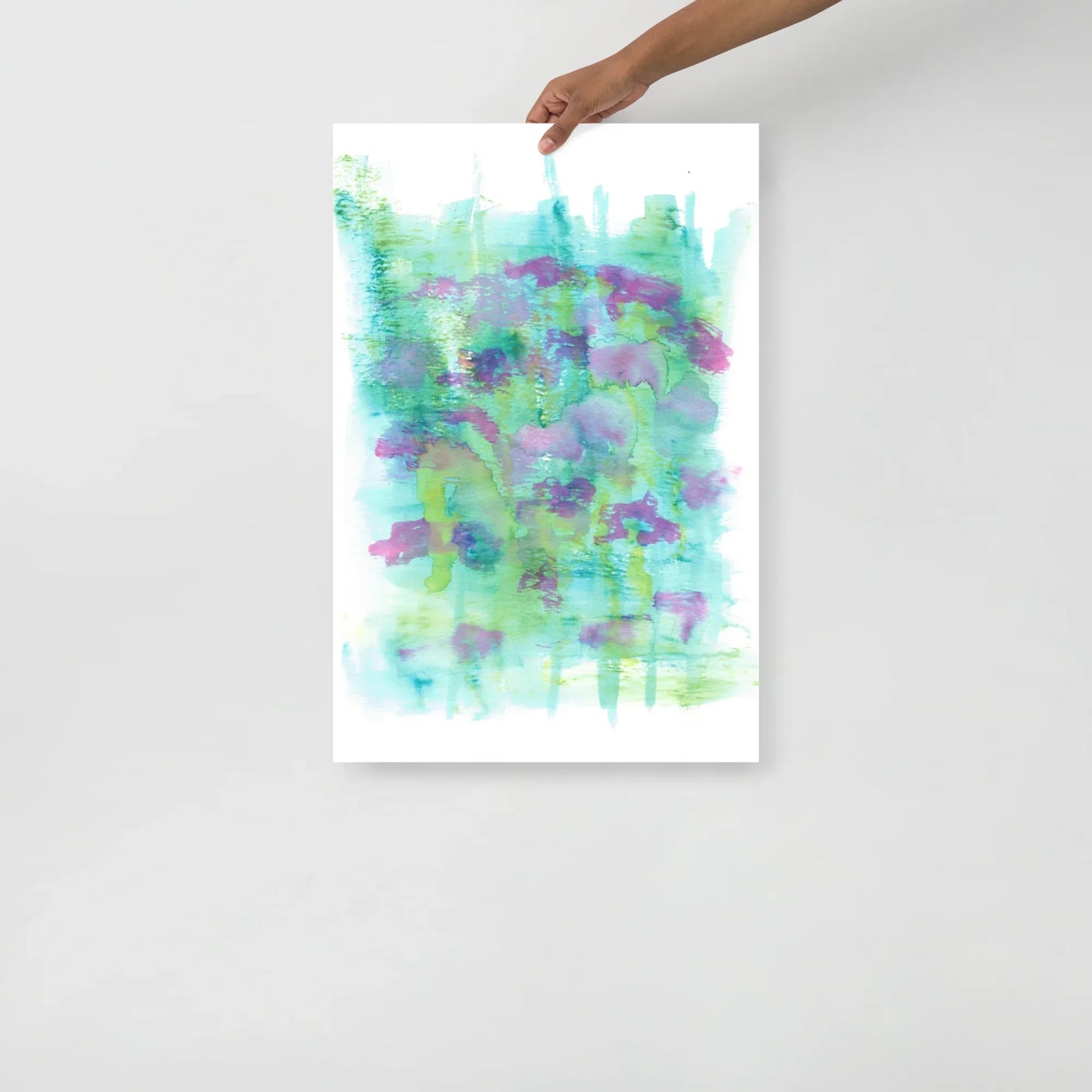 Affiche Aquarelle Abstraite RDJ 33 - Laure Leprince - Artiste Peintre