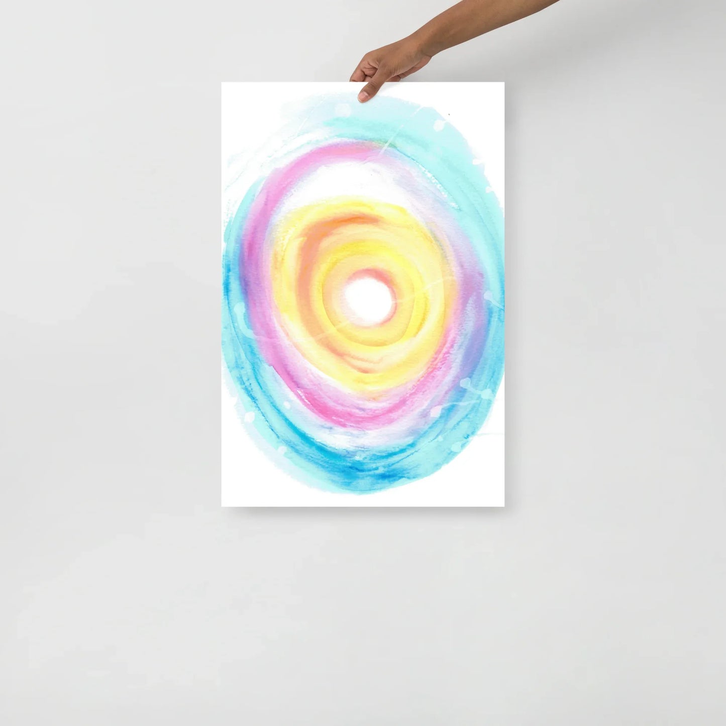 Affiche Aquarelle Abstraite RDJ 36 - Laure Leprince - Artiste Peintre