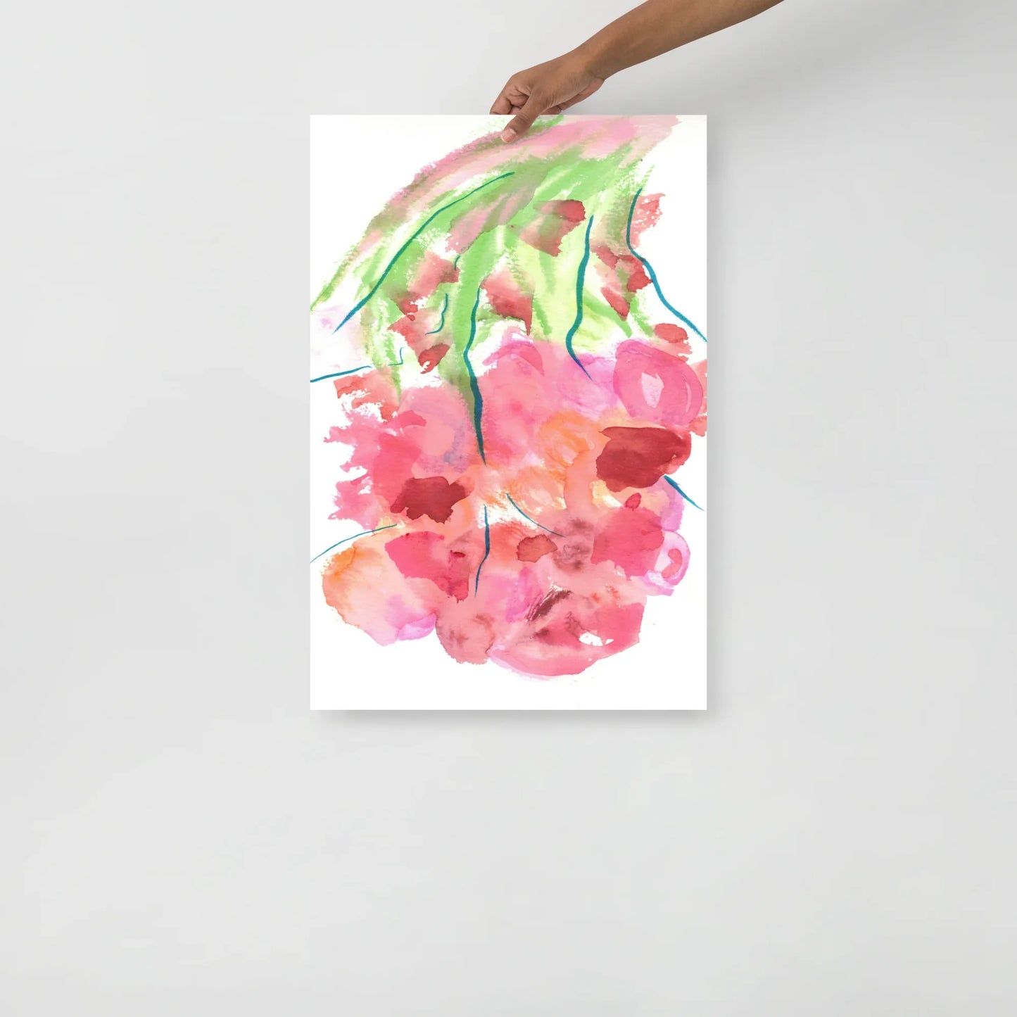 Affiche Aquarelle Abstraite RDJ 37 - Laure Leprince - Artiste Peintre
