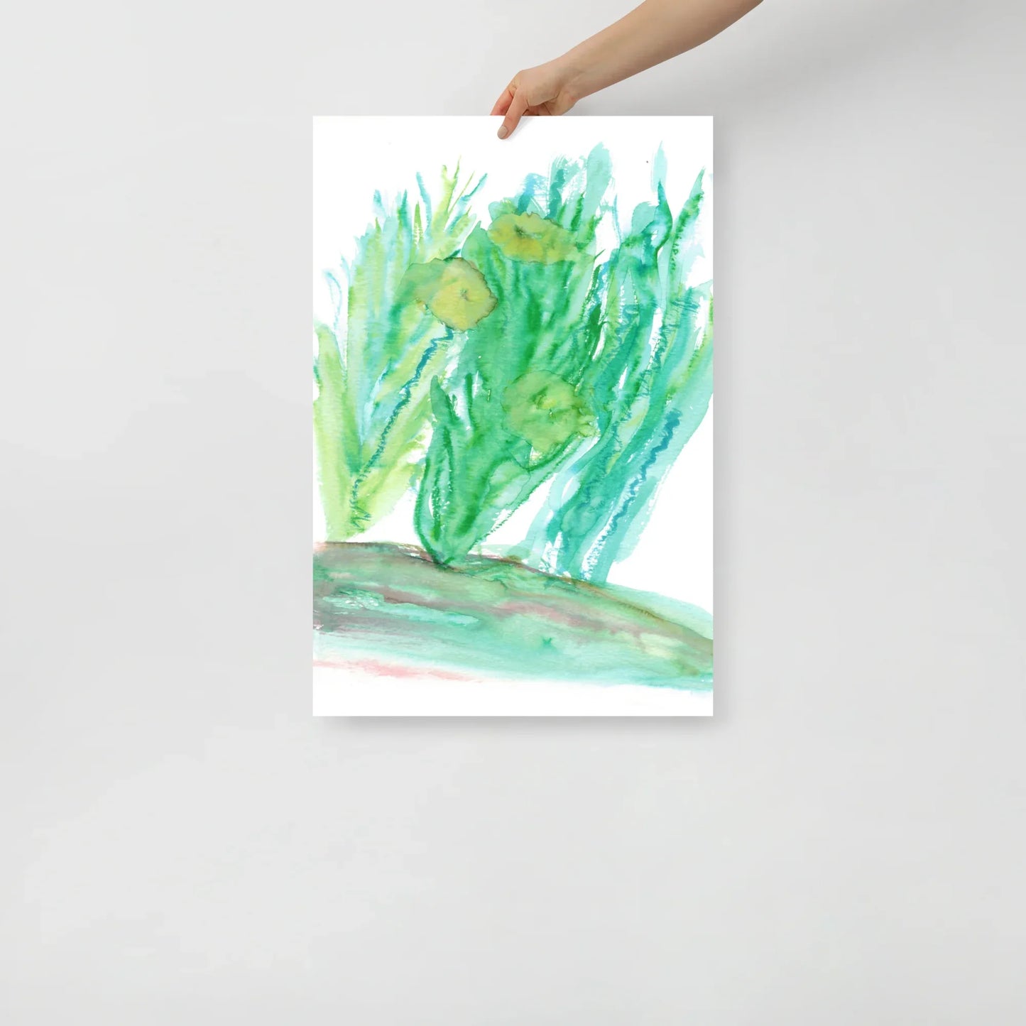 Affiche Aquarelle Abstraite RDJ 39 - Laure Leprince - Artiste Peintre