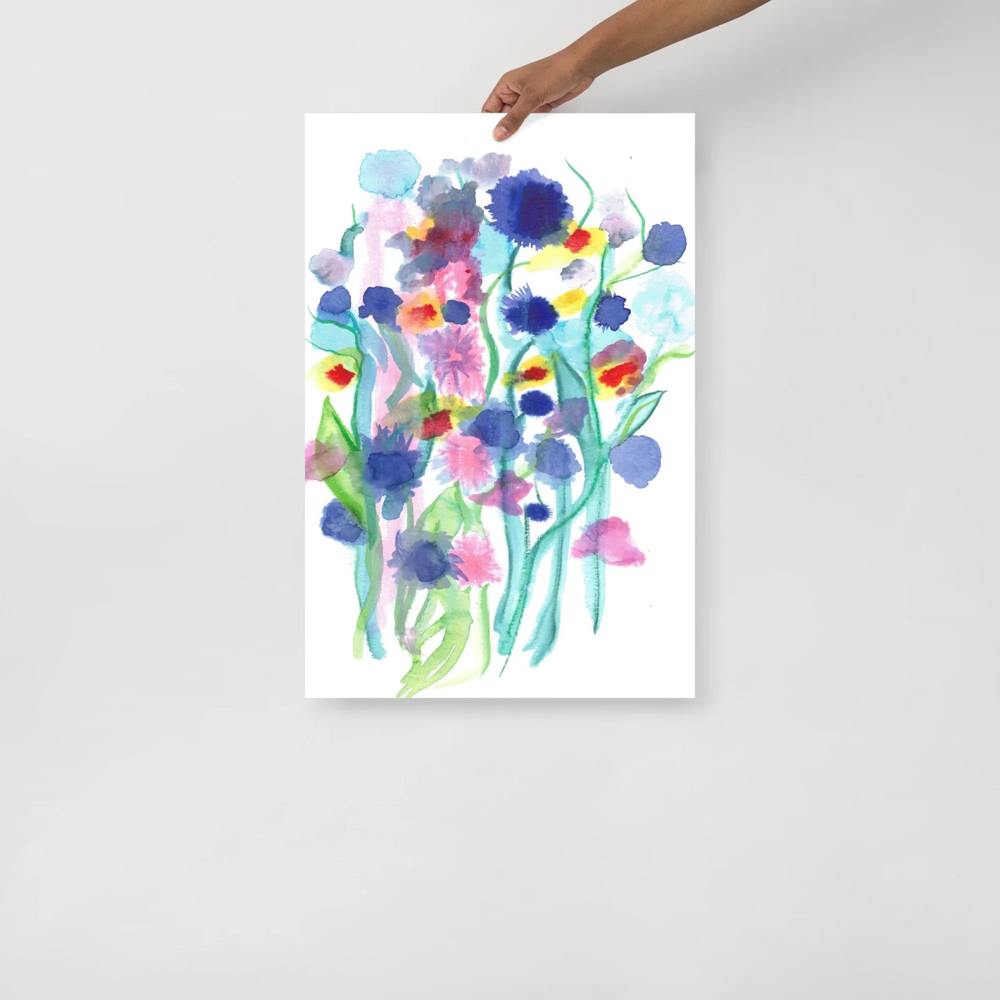 Affiche Aquarelle Abstraite RDJ 40 - Laure Leprince - Artiste Peintre