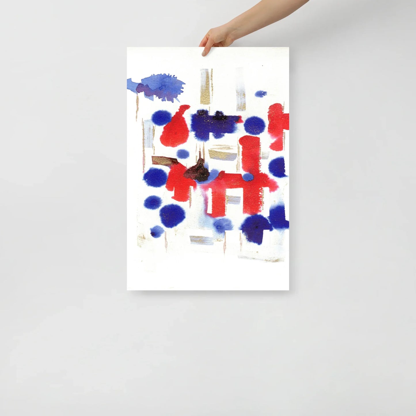 Affiche Aquarelle Abstraite RDJ 43 - Laure Leprince - Artiste Peintre
