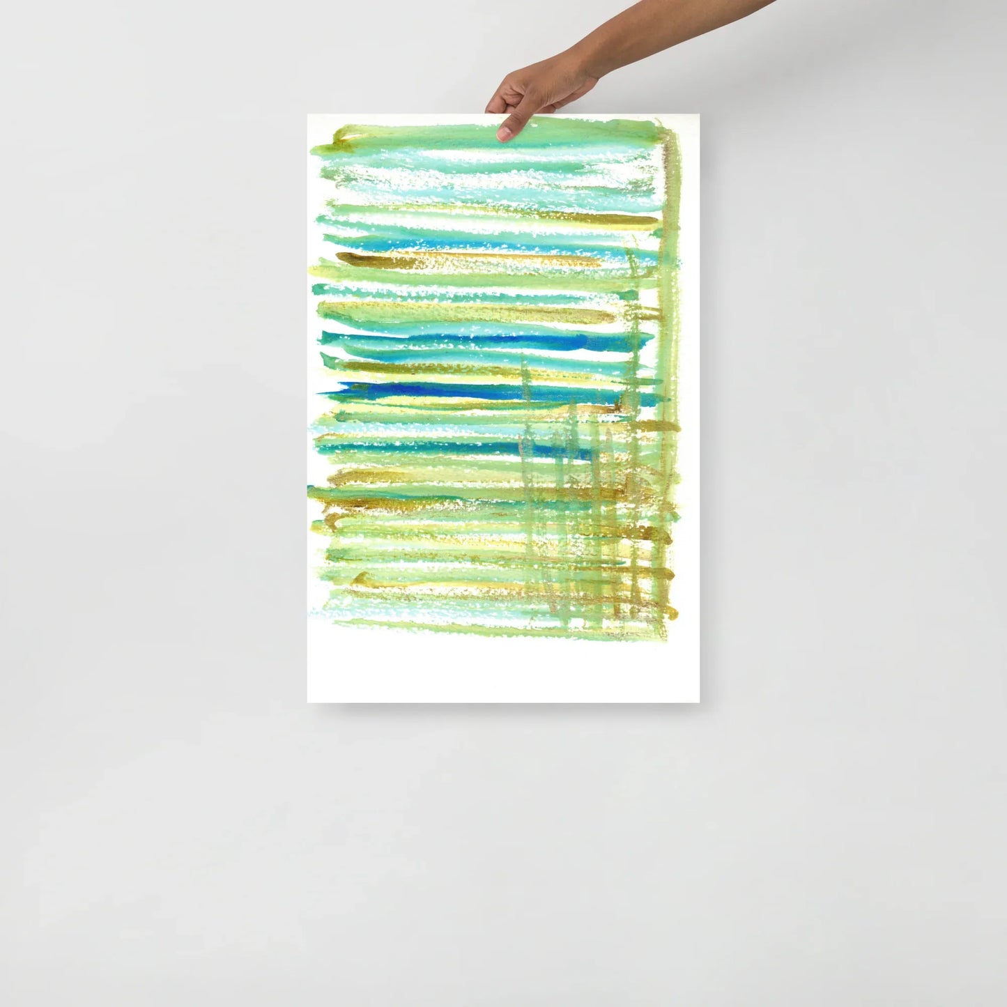 Affiche Aquarelle Abstraite RDJ 46 - Laure Leprince - Artiste Peintre