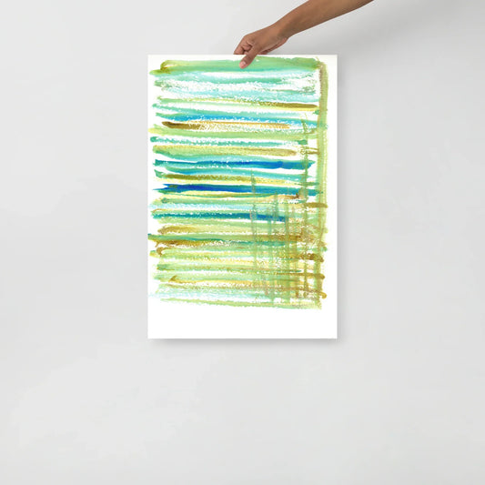 Affiche Aquarelle Abstraite RDJ 46 - Laure Leprince - Artiste Peintre
