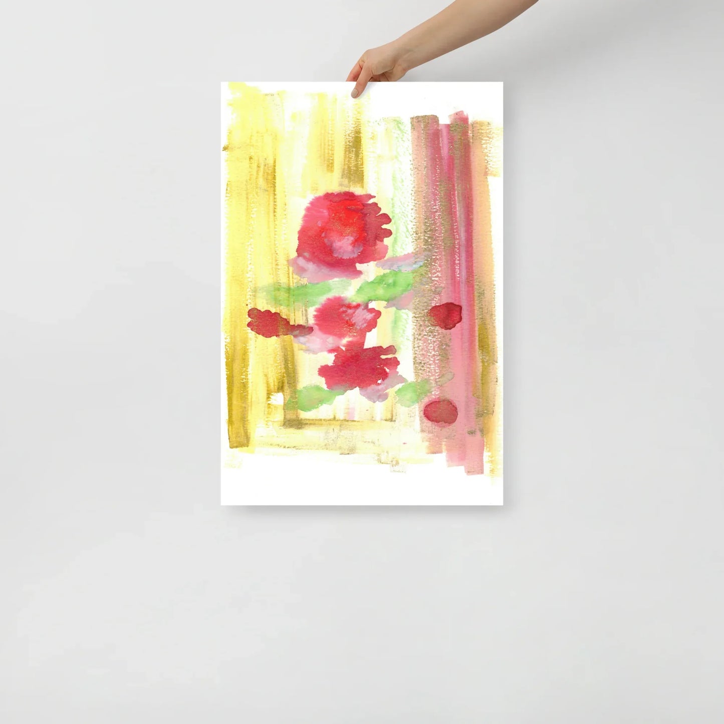 Affiche Aquarelle Abstraite RDJ 47 - Laure Leprince - Artiste Peintre