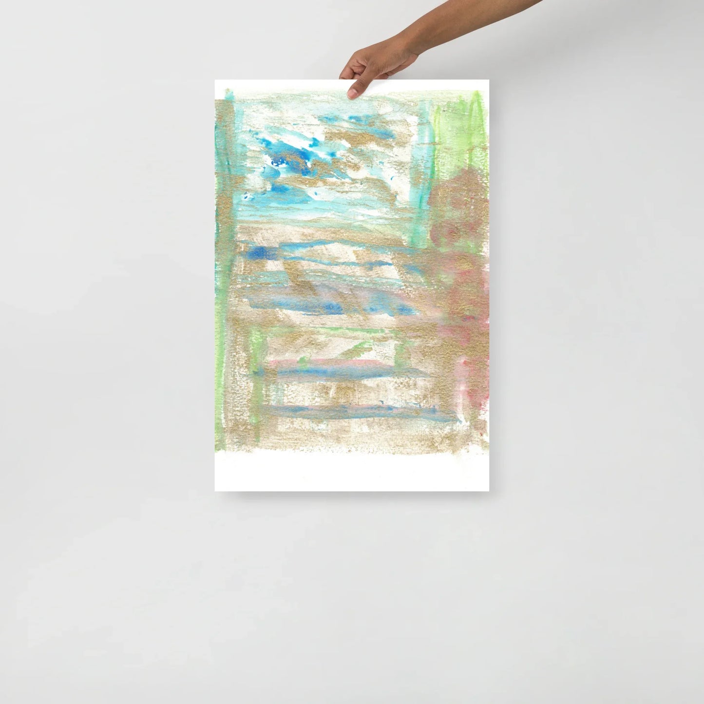 Affiche Aquarelle Abstraite RDJ 48 - Laure Leprince - Artiste Peintre