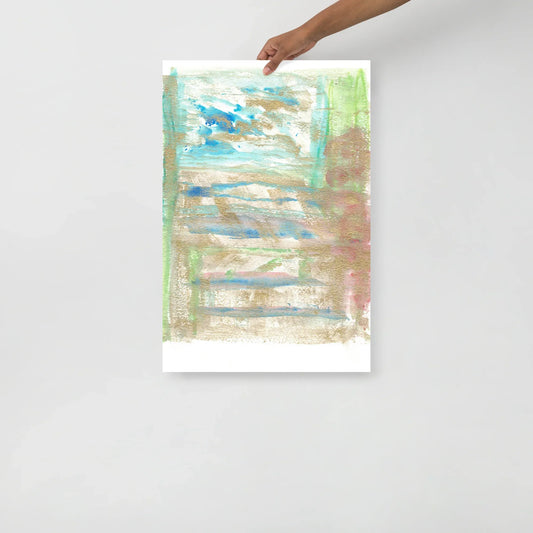 Affiche Aquarelle Abstraite RDJ 48 - Laure Leprince - Artiste Peintre