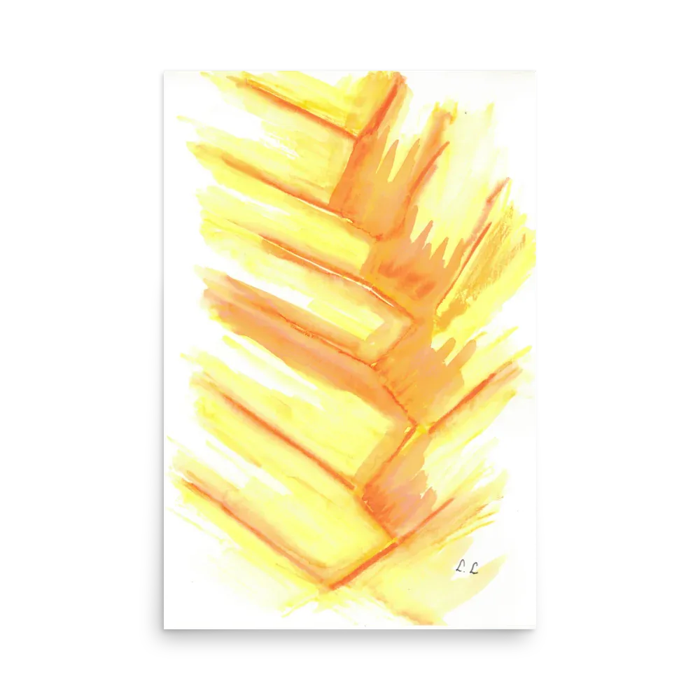 Affiche Flux solaire - Laure Leprince - Artiste Peintre