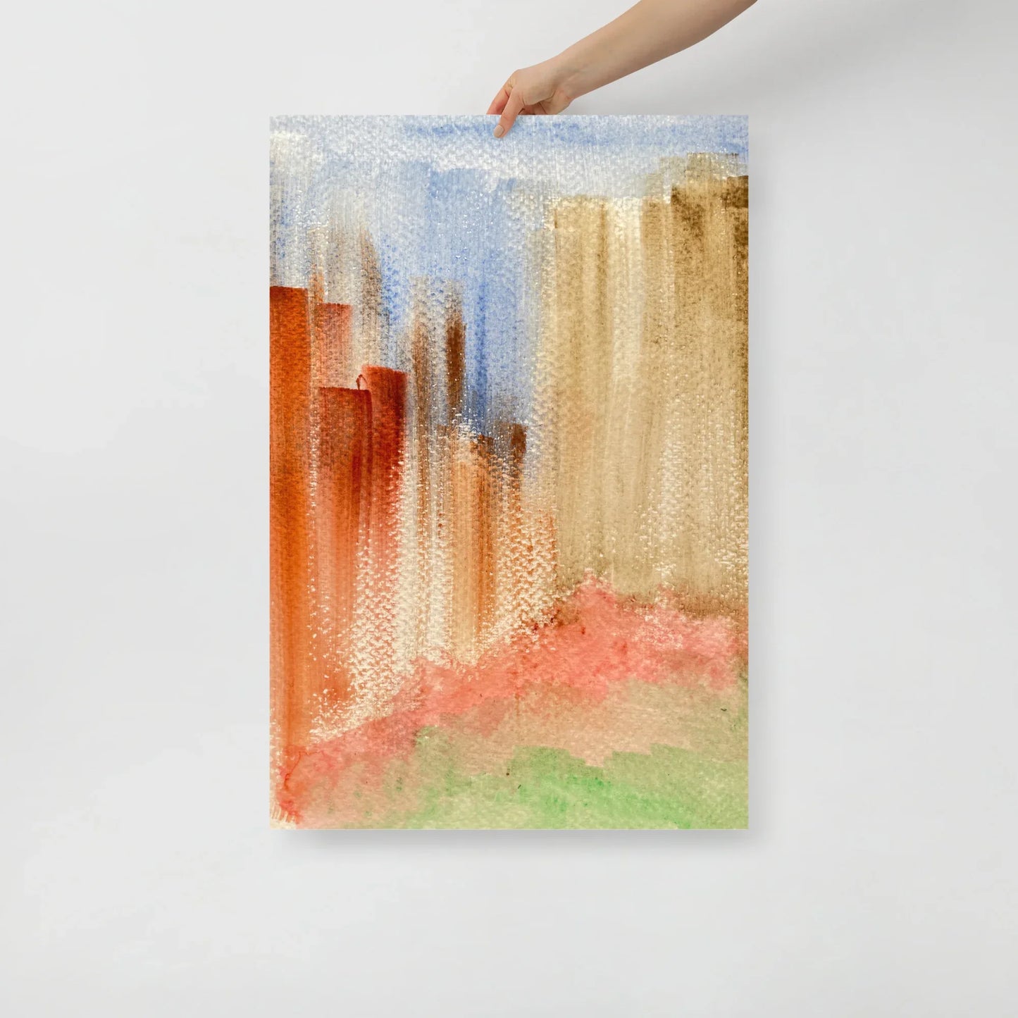 Affiche Aquarelle Abstraire RDJ 9 - Laure Leprince - Artiste Peintre