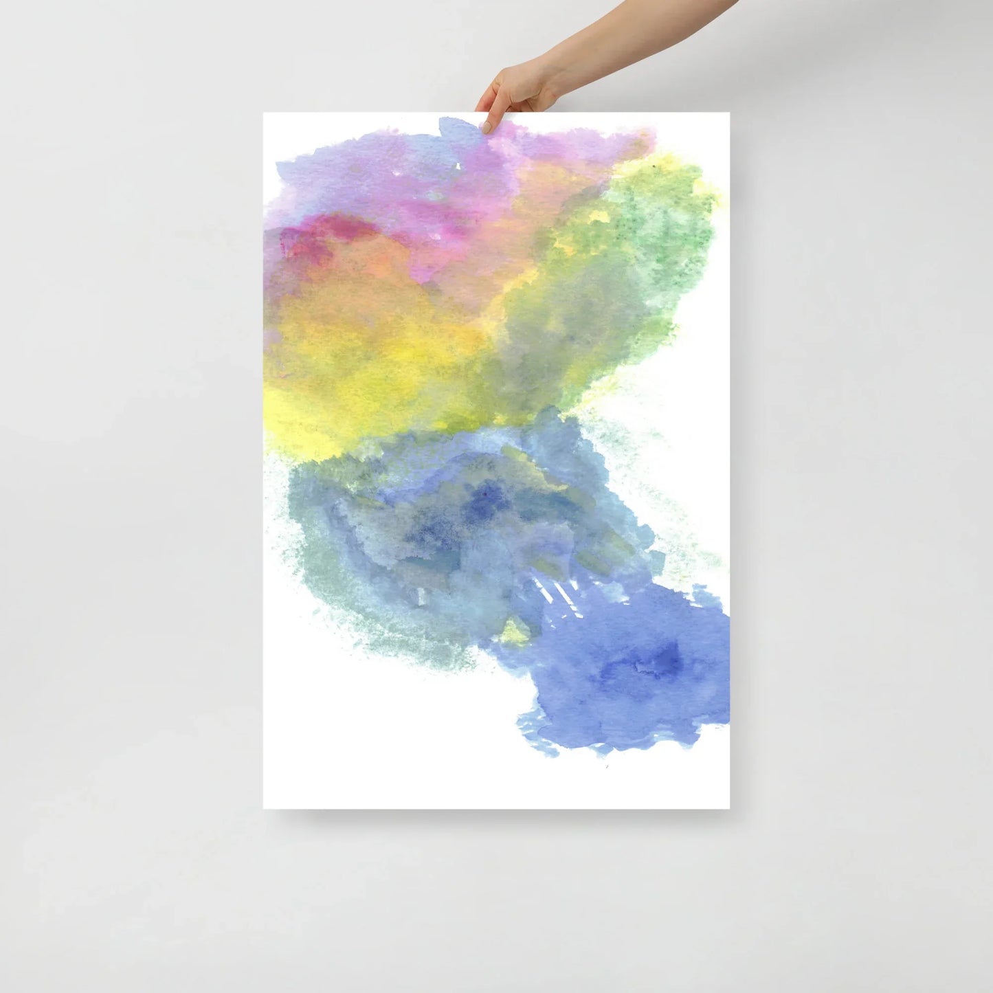 Affiche Aquarelle Abstraite RDJ 10 - Laure Leprince - Artiste Peintre