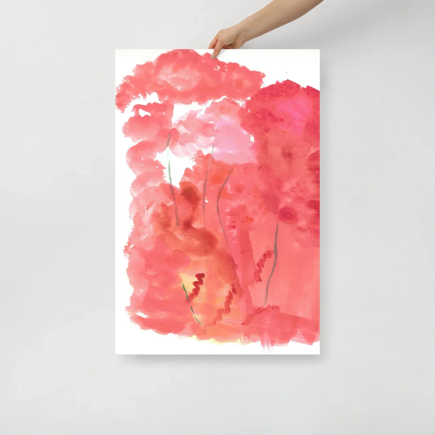 Poster Aquarelle Abstraire RDJ 11 - Laure Leprince - Artiste Peintre