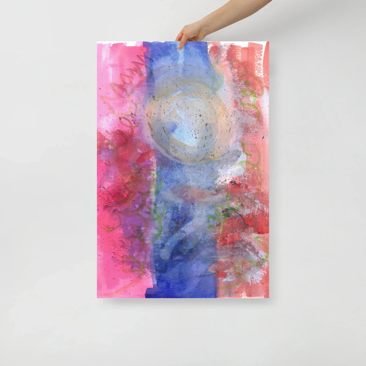 Affiche Aquarelle Abstraire RDJ 13 - Laure Leprince - Artiste Peintre