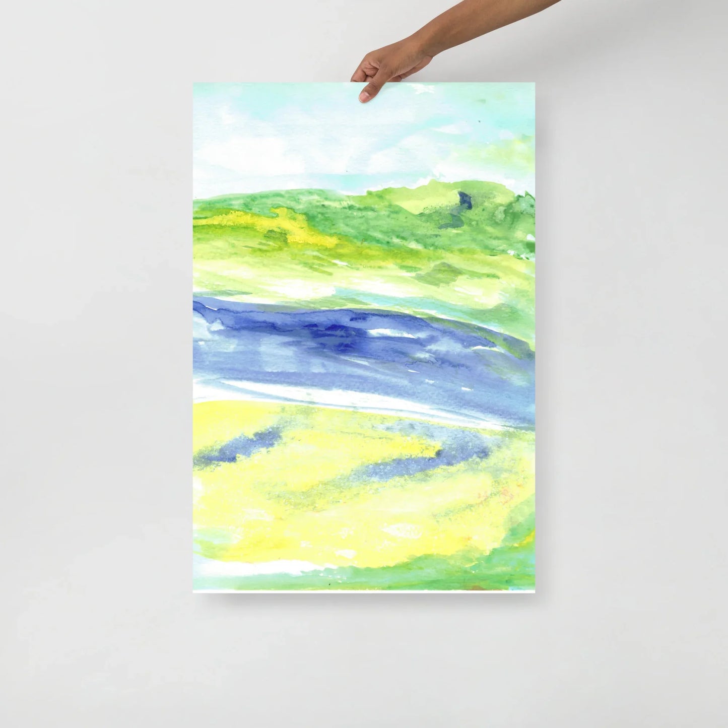 Poster Aquarelle Abstraire RDJ 14 - Laure Leprince - Artiste Peintre
