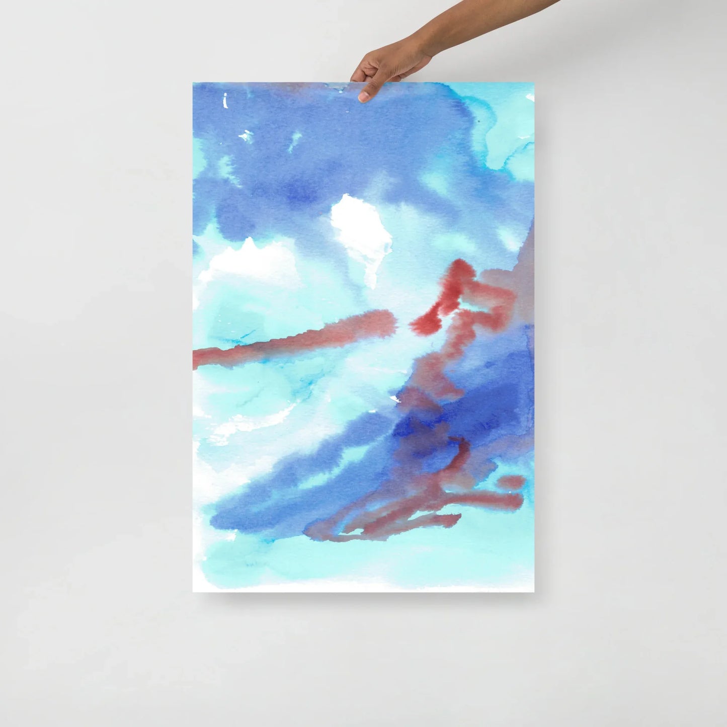 Poster Aquarelle Abstraire RDJ 16 - Laure Leprince - Artiste Peintre