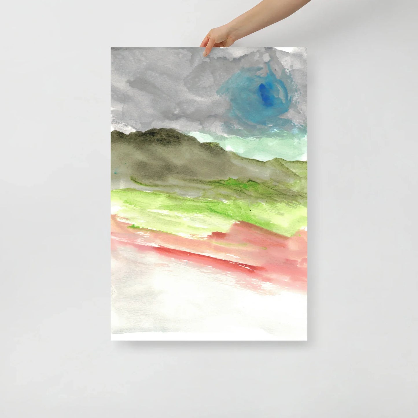 Affiche Aquarelle Abstraite RDJ 19 - Laure Leprince - Artiste Peintre