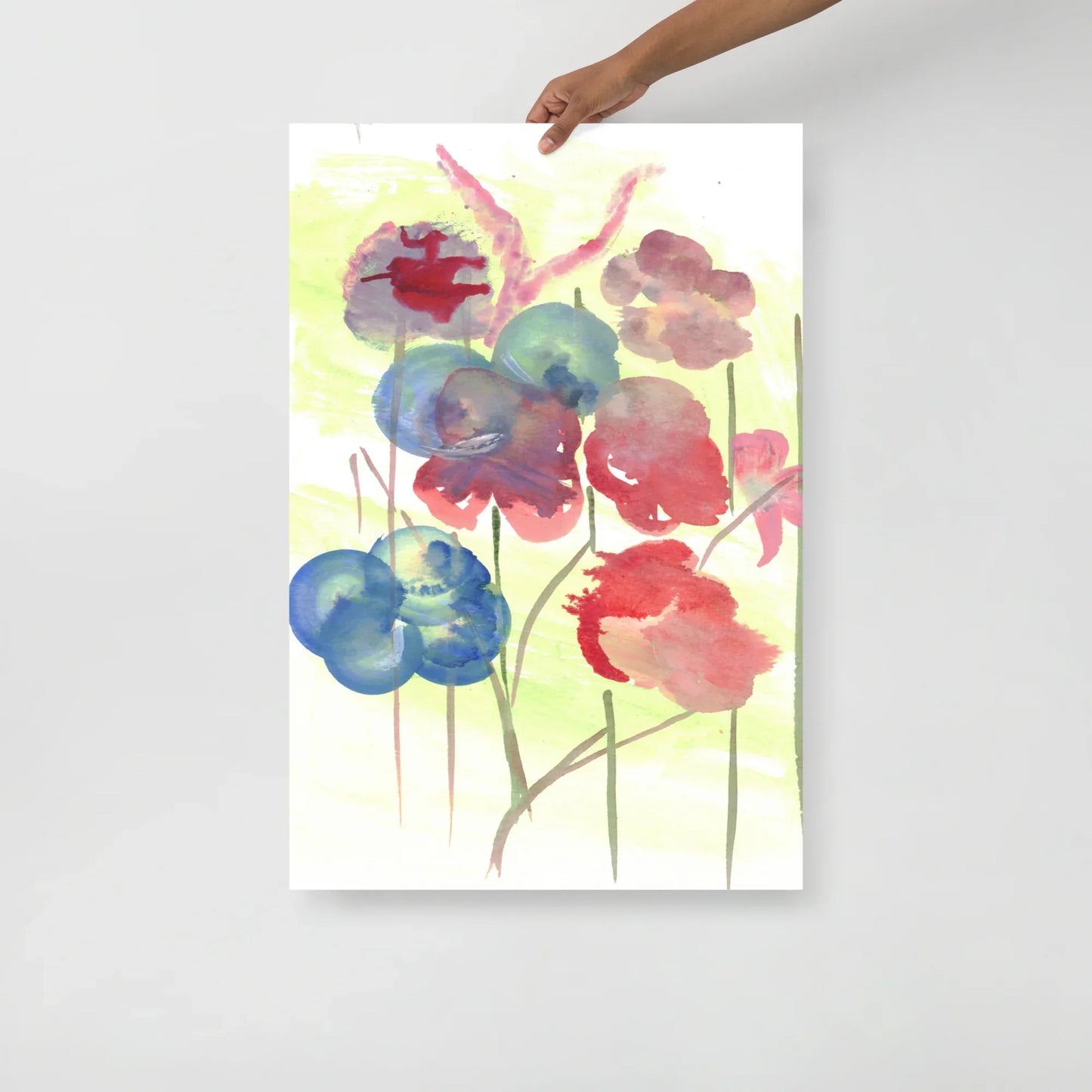 Affiche Aquarelle Abstraite RDJ 20 - Laure Leprince - Artiste Peintre