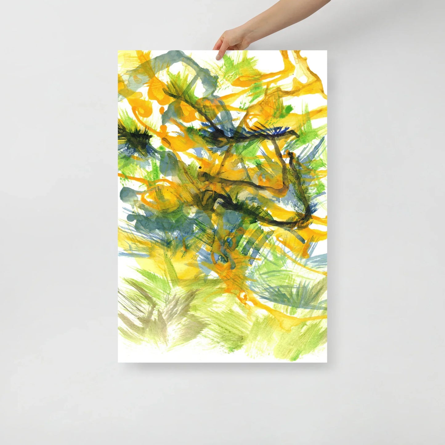 Affiche Aquarelle Abstraite RDJ 22 - Laure Leprince - Artiste Peintre