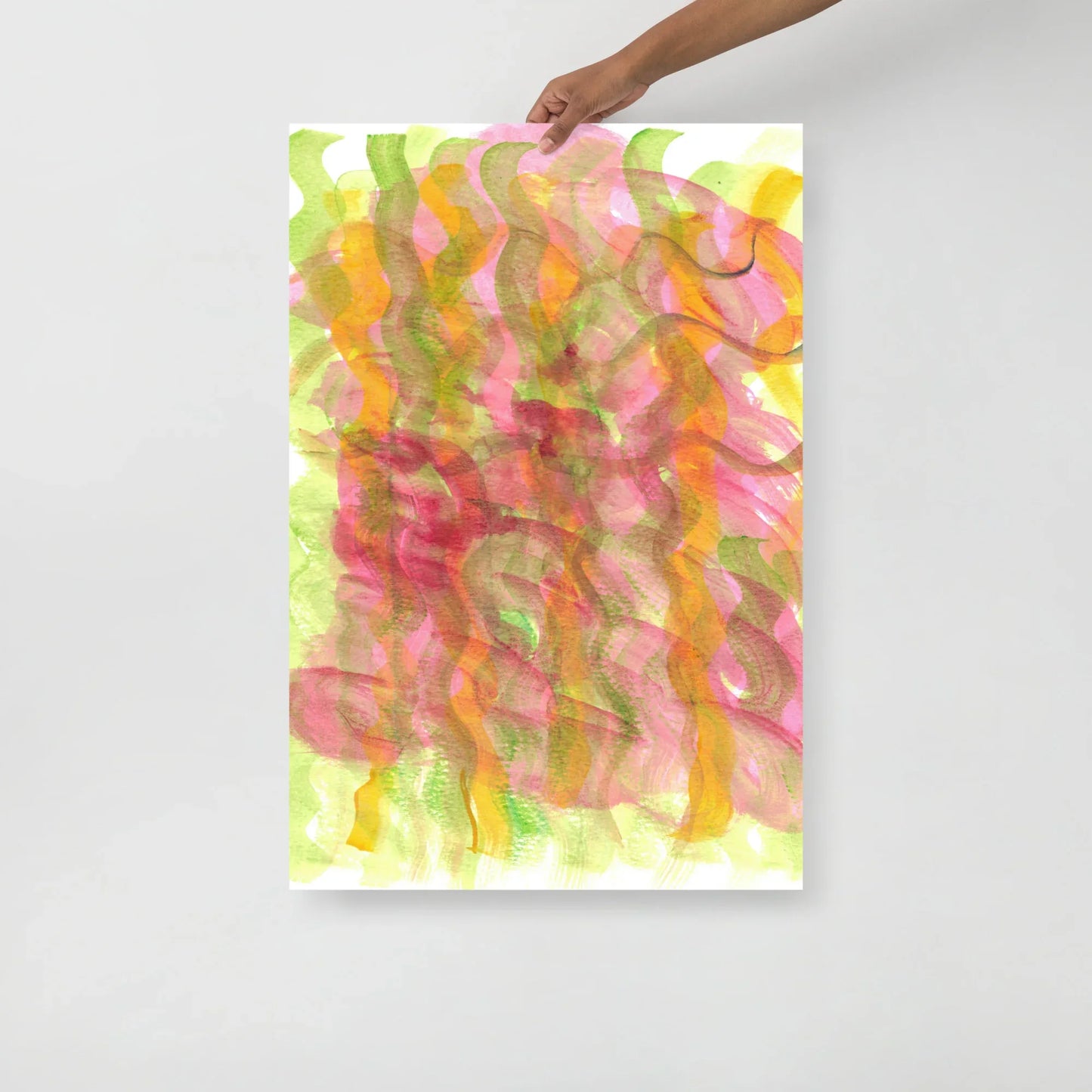 Affiche Aquarelle Abstraite RDJ 23 - Laure Leprince - Artiste Peintre