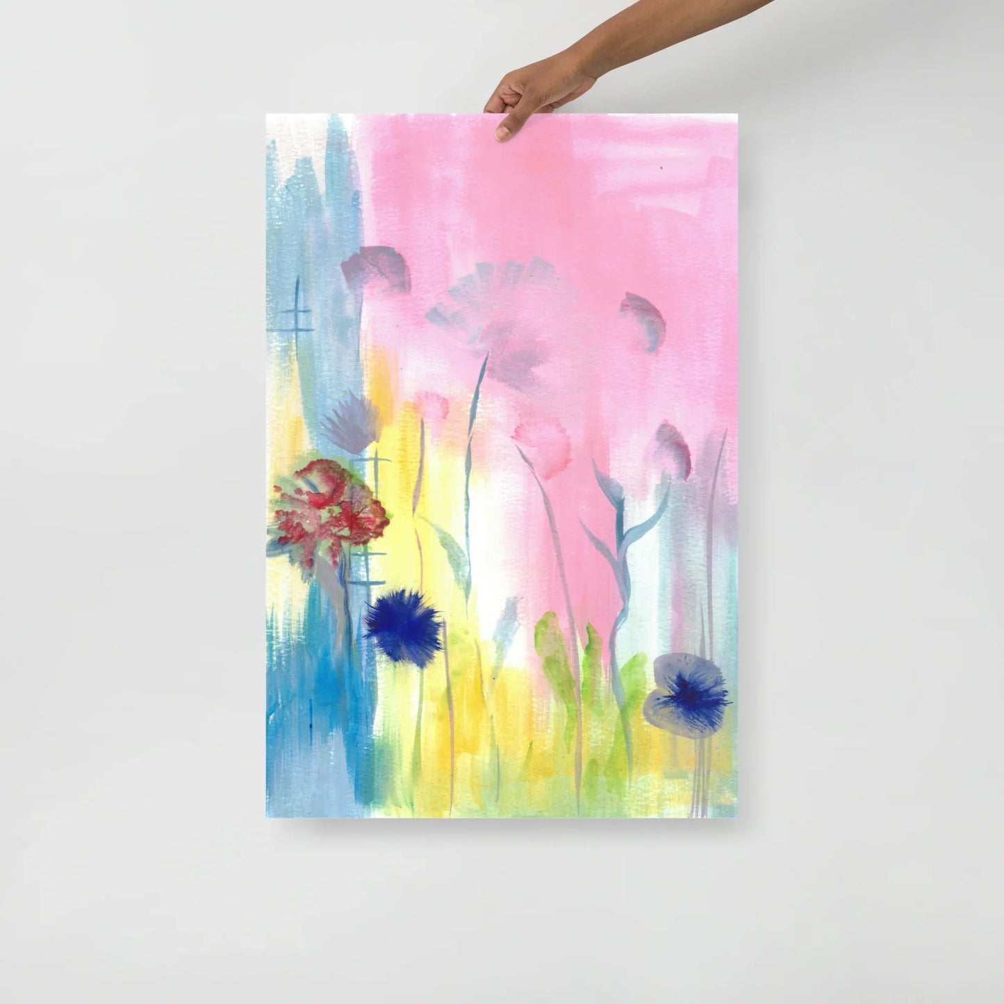 Affiche Aquarelle Abstraite RDJ 25 - Laure Leprince - Artiste Peintre