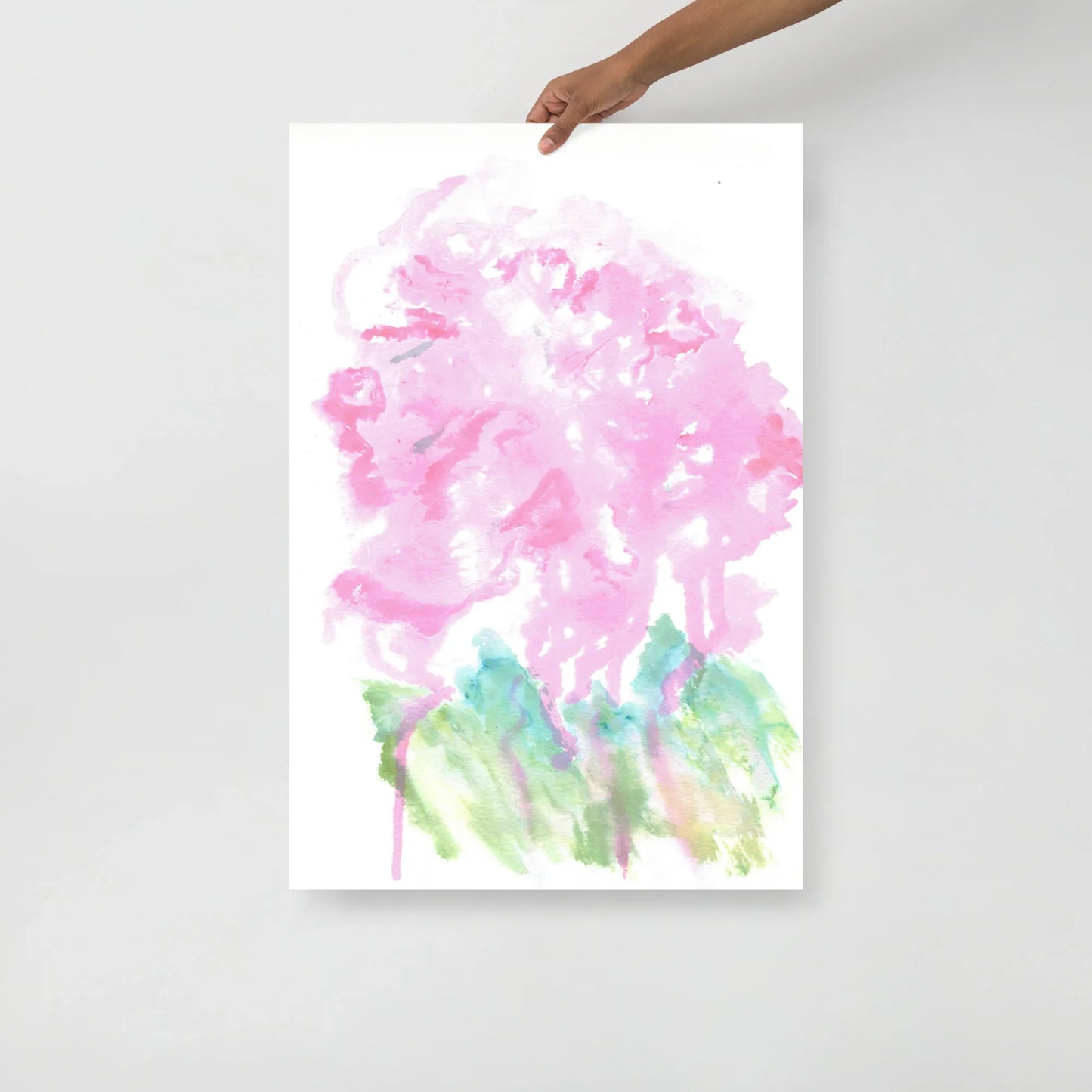 Affiche Aquarelle Abstraite RDJ 32 - Laure Leprince - Artiste Peintre