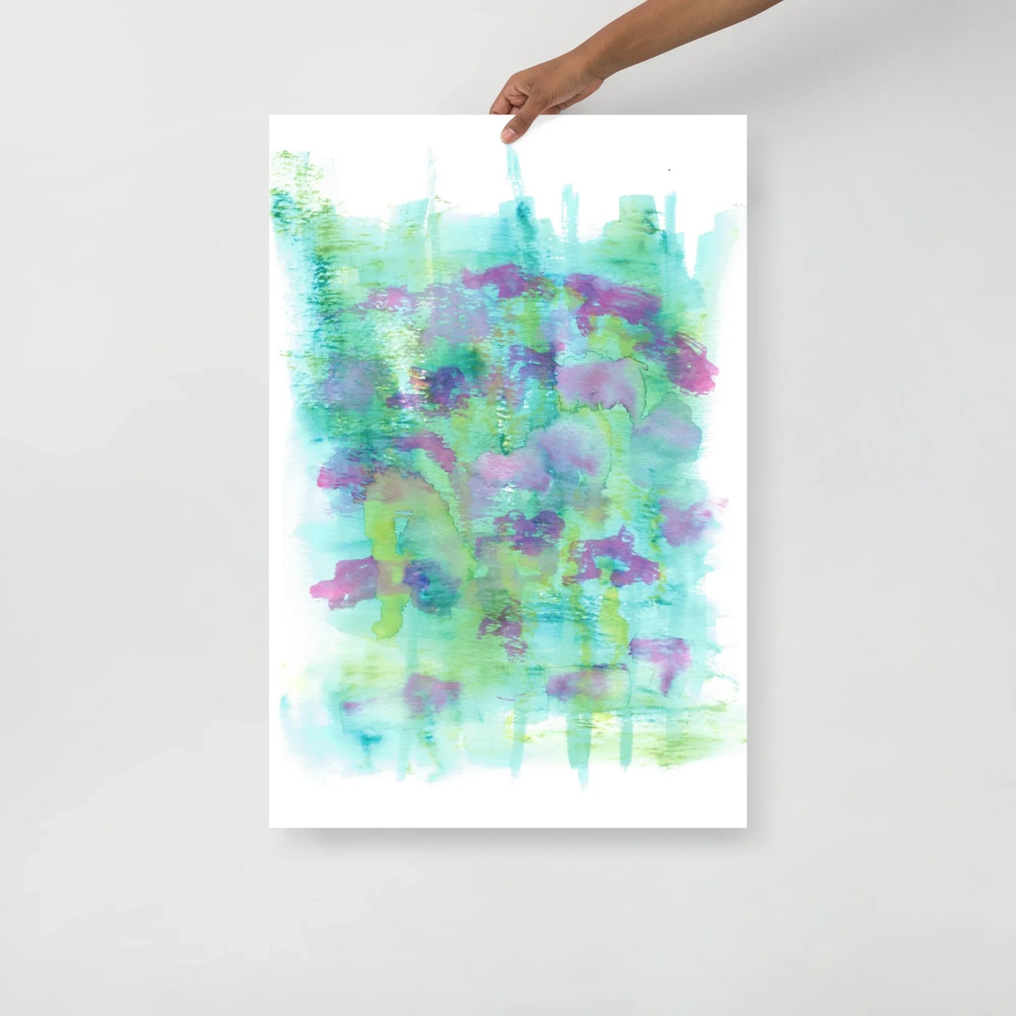 Affiche Aquarelle Abstraite RDJ 33 - Laure Leprince - Artiste Peintre