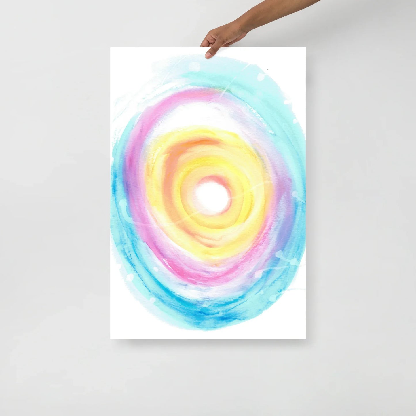 Affiche Aquarelle Abstraite RDJ 36 - Laure Leprince - Artiste Peintre