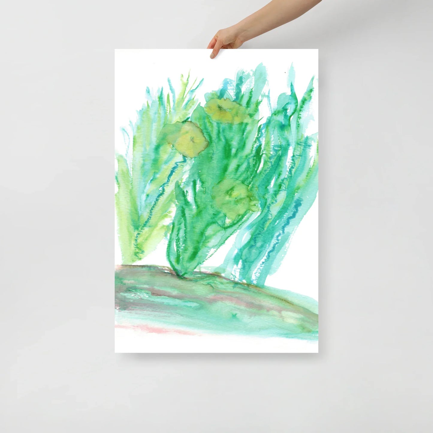 Affiche Aquarelle Abstraite RDJ 39 - Laure Leprince - Artiste Peintre
