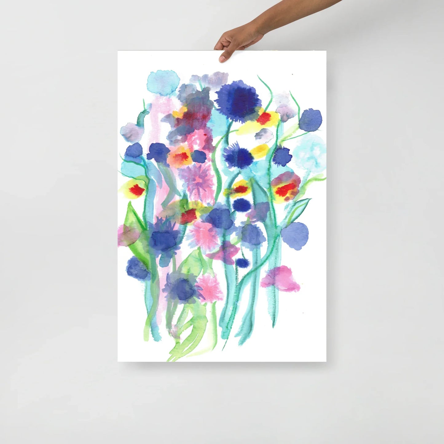 Affiche Aquarelle Abstraite RDJ 40 - Laure Leprince - Artiste Peintre