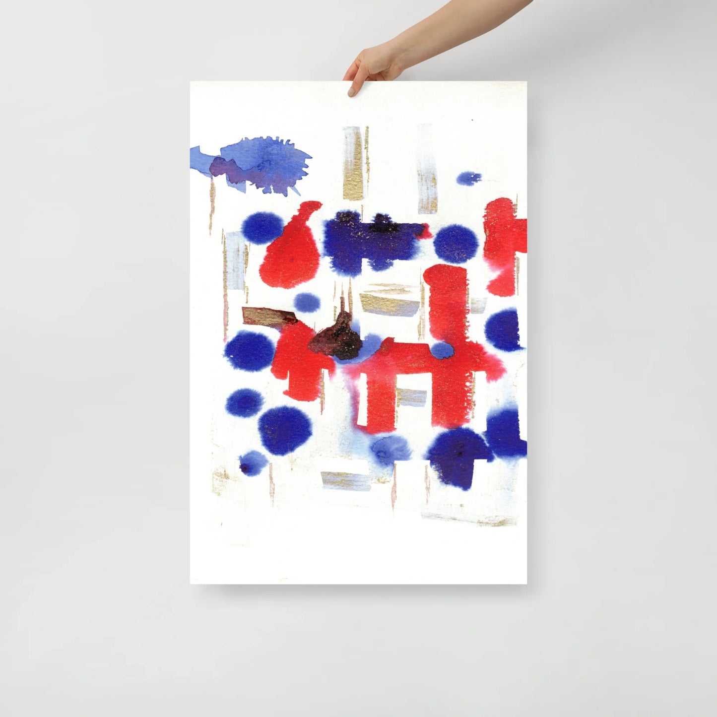 Affiche Aquarelle Abstraite RDJ 43 - Laure Leprince - Artiste Peintre
