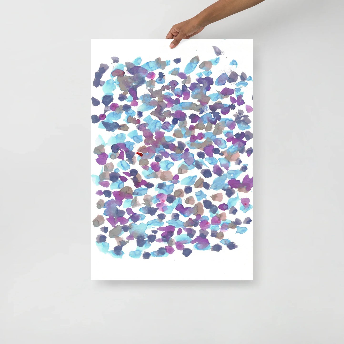 Affiche Aquarelle Abstraite RDJ 44 - Laure Leprince - Artiste Peintre