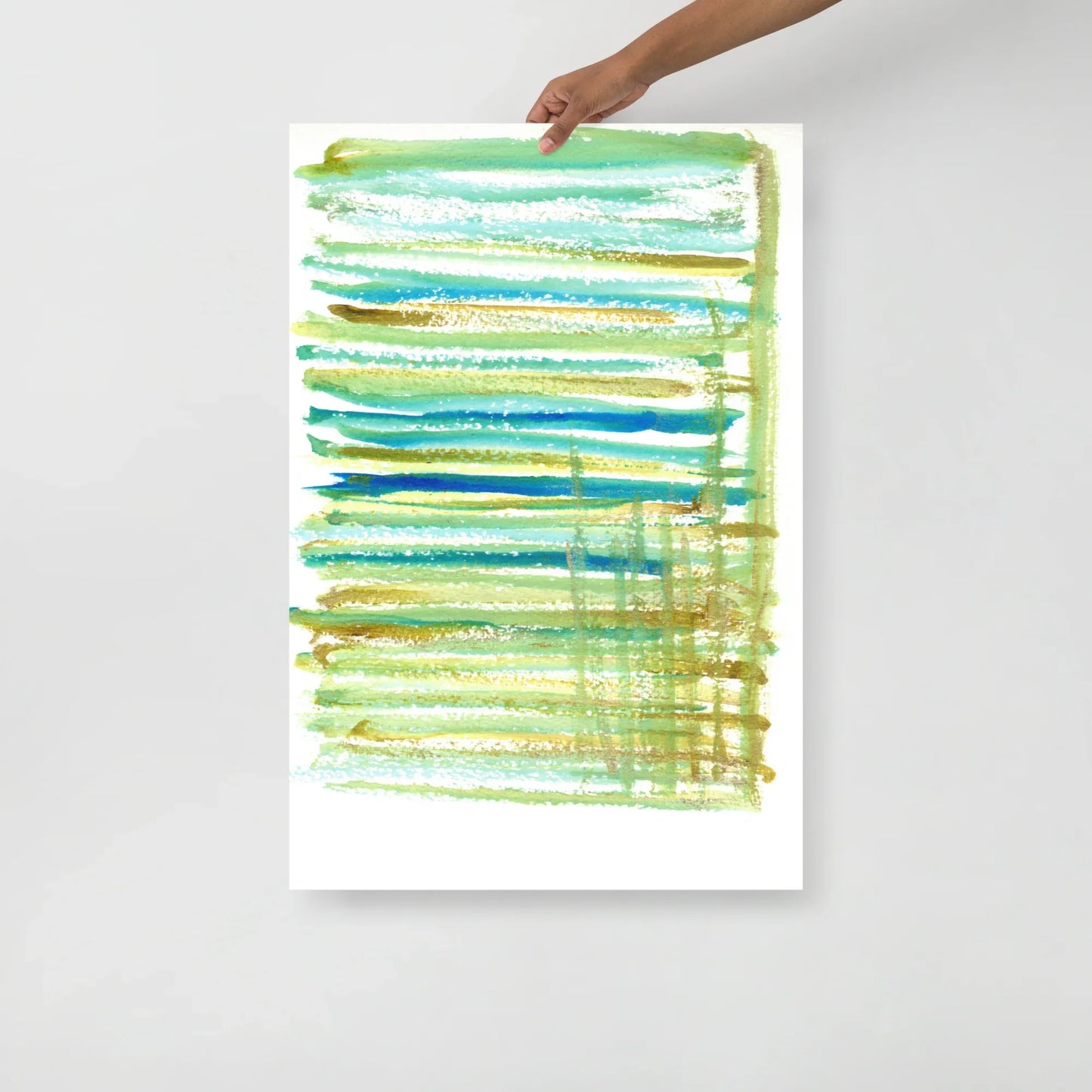 Affiche Aquarelle Abstraite RDJ 46 - Laure Leprince - Artiste Peintre